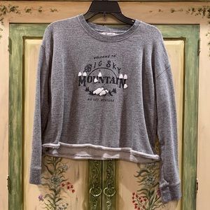 “Big Sky Mountain” Madewell crop top